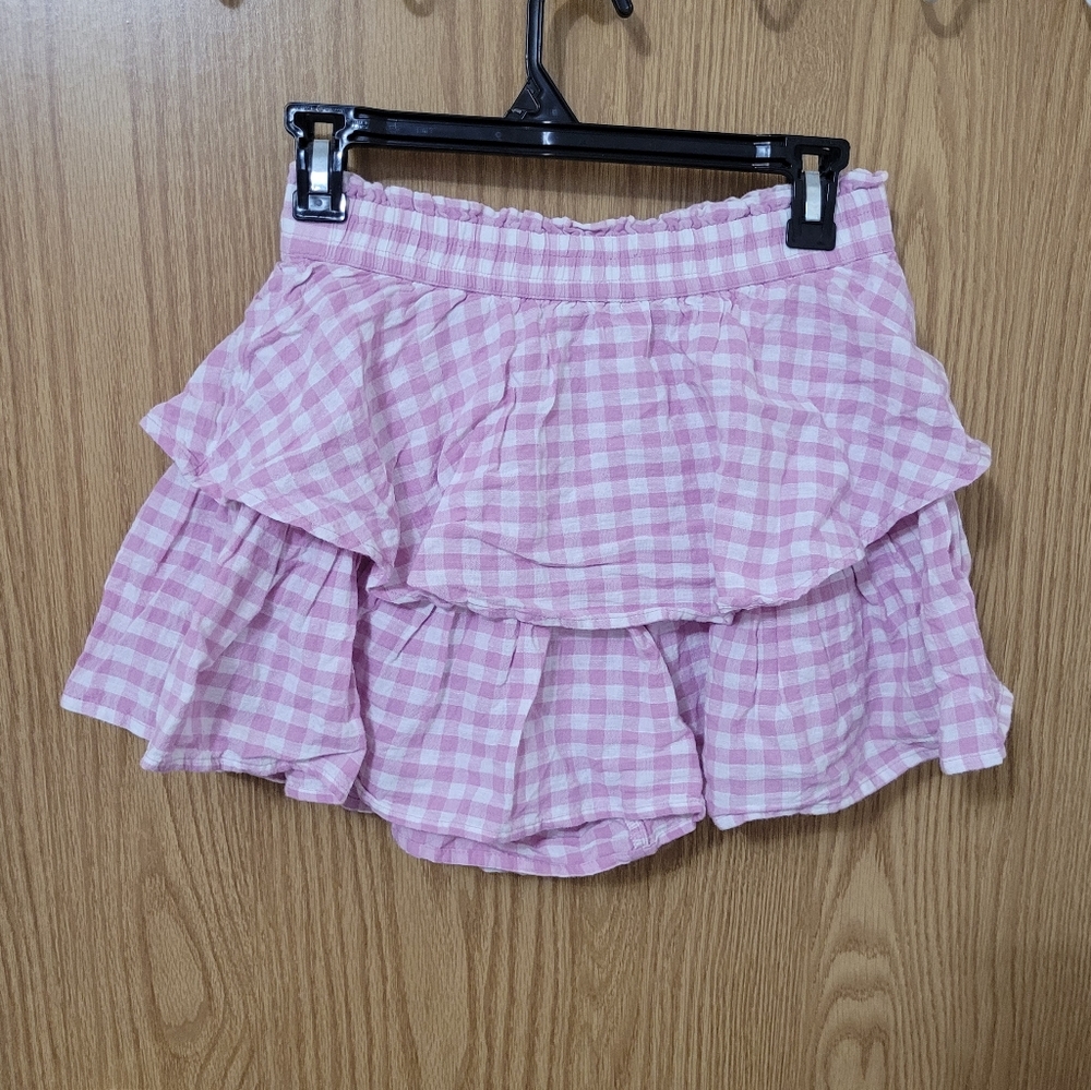 American Eagle "On the Court" Skort Purple Plaid